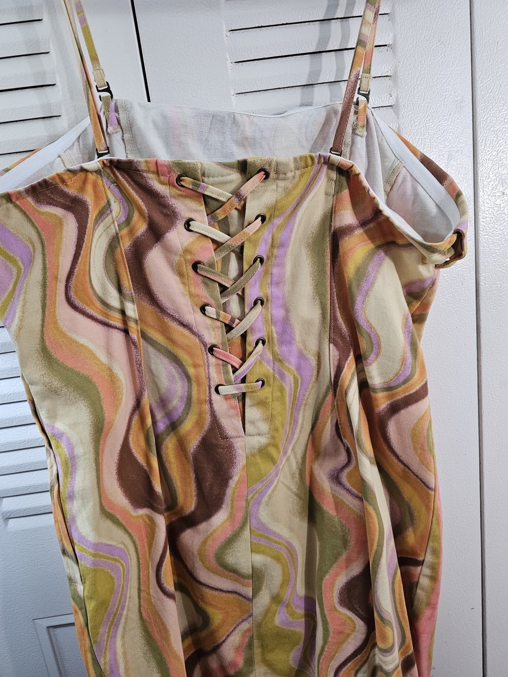 Groovy 70s Tieback Dress
